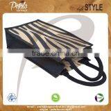 PP Laminated Jute Two Bottle Wine Bag With Padded Rope Handle thumbnail-3