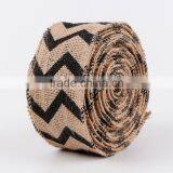 MSD 2016 Woven Jacquard 2.5 Inch Wide Natural Jute Ribbon thumbnail-6