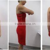 S/L DRESS W/ ASYMETRICAL HEM LINE AND MESH CONTRAST thumbnail-1