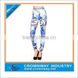 custom women fitness Quick Dry sublimation printed leggings