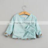 Latest Design Baby Cotton Linen Sweet Coat for 2-7 Years Old Girl thumbnail-2