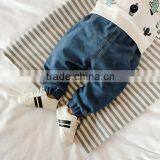 Baby Clothes Summer 2017 Cartoon Style Denim Pants for Newborn thumbnail-2