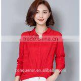 Made to Measurewindow Check Fabric Cotton Shirt for Office Women thumbnail-2