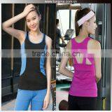Bodybuilding Gym Tank Top Mesh Crop Gym Women Fitness Top thumbnail-1