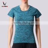 Ladies Sportswear Fitness Clothing Training Short Sleeve Sport Shirt Women thumbnail-3