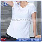 Pure Colour Sport Short-sleeved T-shirts and Gym Suits thumbnail-2