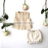 Ins Style Linen Fabric Clothes Baby Boutique Apparel Unique Baby Names Pictures thumbnail-1