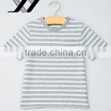 2017 China Clothing Supplier 100% Cotton Kids Light Stripe Boys T-Shirts Design thumbnail-1