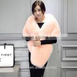 High Quality 2015 New Hot Sell Winter Ladies Top Fashion Faux Fox Fur Shawl Scarf Women's Warm Wrap thumbnail-5