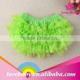 New Style Plain Green Color Baby Bloomers Wholesale Bloomers for Kids thumbnail-1
