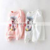 S33021W Kids Baby Girls Spring Fancy Swearshirt Long Sleeves Pullover Tops thumbnail-1