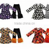 Halloween Costume Baby Clothes Baby Frock Designs Fall Boutique Child Clothes Printed Fabric Clothing Sets thumbnail-2