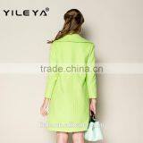 High Fashion Winter Plain Luxury Elegant Women Long Coat Turkey, Women Model Coat thumbnail-5