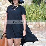 Plus Size Women Asymmetric Dress for Wholesale thumbnail-3