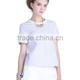 2016 Ladies Diamond-shaped/quilted Light Purple Shirt/blouse thumbnail-1