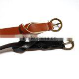 PU Leather Belt Waistband Antique Bronze Black Adjustable thumbnail-3