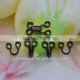 Fashion Collar Hook and Eyes Faterners With Gun Metal Color thumbnail-1