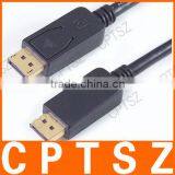 10 m Cable HD Line of High-end 24K Gold Plated Head DP Male to Male Line thumbnail-3