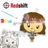 OEM Printing Canvas Products Color Your Culture Doll Charm Hawaiian thumbnail-1