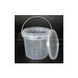 2Litre Plastic Bucket ,Clear Buckets With Lid thumbnail-1