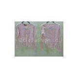 Crew Neck Cable Knit Pink Buttons Up Kids Holiday Sweaters Cardigan thumbnail-1