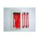 Colorful Silicone Accessories , Fancy Silicone Printed Shoelaces thumbnail-1