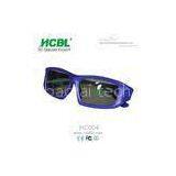 Purple Recyclable Amusement Park Glasses Circular Polarized For 3D Motion Pictures