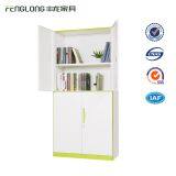 High Quality Steel 4 Door Two Tier Wardrobe / Metal Clothes Locker Cabinet for School Dorm thumbnail-4