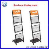 Heavy Duty Black Color Magazine Brochure Shelf HS-ZL06 thumbnail-1