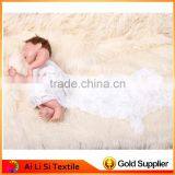 Hand Knit Baby Lace Stretch Wrap Photography Prop Newborn Baby Lace Clothing Baby Photography Props thumbnail-3