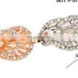 2017 Peacock Rings Rose Gold Platinum Plated Top Genuine Austrian Crystals Fashion Women Wedding Bridal Party Jewelry thumbnail-6