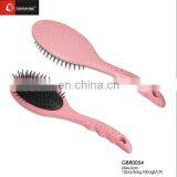 Hairdresser Used Paddle Hair Brush Plastic Round Paddle Cushion Hair Brush thumbnail-2