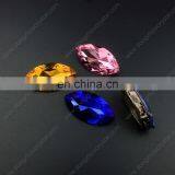 Horse Eye Shape Bule Color Crystal Fancy Stones With Point Back thumbnail-1