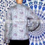 Winter Handmade Women's Coat Hand Block Print Jacket thumbnail-3