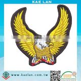 Full embroidery eagle design jacket accessory iron-on patch