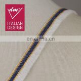 Designer polyester lurex fringes lace trim for garment accessories