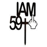 Wholesale Wedding Decoration Happy Birthday Cake Topper Acrylic Wedding Cake Topper thumbnail-4