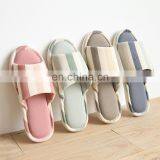 Womens/Mens Unisex Cotton and Linen Casual Indoor Outdoor Open-Toe Japanese Style Anti-Skid Home Slippers Sandal thumbnail-3