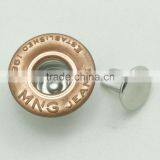 Jean Jacket Metal Buttons With Double Pin thumbnail-4