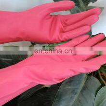 Household Kitchen Items Cleaning Gloves Rubber House Keeping Waterproof Long Sleeve Rubber Latex Gloves thumbnail-4