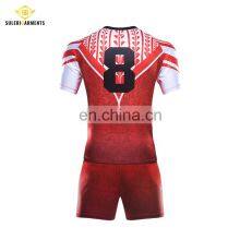 Оптовая продажа спортивной одежды для команд клуба. Кастомизированные дешевые ругби-майки и комплекты ругби-формы с сублимационной печатью thumbnail-3