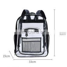 Customized Heavy Duty Clear, Pvc Travel Backpack Transparent School Backpack Bag/ thumbnail-4