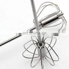 Custom Mini Rotary Stainless Steel Rotating Egg Whisk thumbnail-3