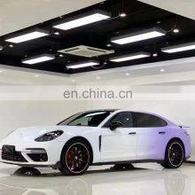 Runde Half Carbon Material For Porsche Panamera 971 Modify Turbo Style Front Bumper Front Lip Rear Lip Side Skirts Body Kit thumbnail-3