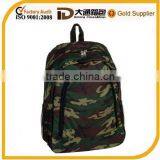 2015 designer fashion foldable durable polyester camouflage backpack bag