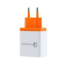 Hot Sale US/EU Plug 3 Ports Usb Charger Mobile Phone Travel Wall Plug Charger for Iphone for Hauwei thumbnail-5