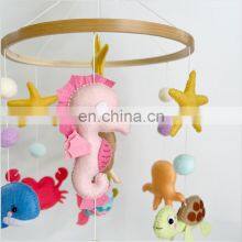 Hot Product Ocean Nursery Mobile Mermaid Mobile Sea Creatures Mobile Baby Felt Mobile Gift for Baby Wholesale thumbnail-2