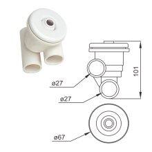 Durable Swimming Pool Water Jet Nozzles ABS SPA Jet Pool Plastic Fittings Spray Eyeball Nozzles thumbnail-4