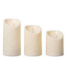 Bulk Decorative LED Candles – Flameless, Battery Operated With Remote/Timer, Real Wax Finish, Flickering Flame Sets/Packs in Multiple Sizes