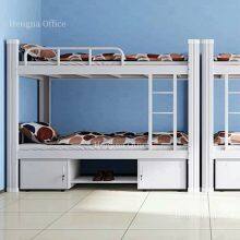 Twin Over Twin Metal Bed | Simple Black And White Style & High Load Capacity | Apartment & Youth Hostel - OEM/ODM Service thumbnail-5